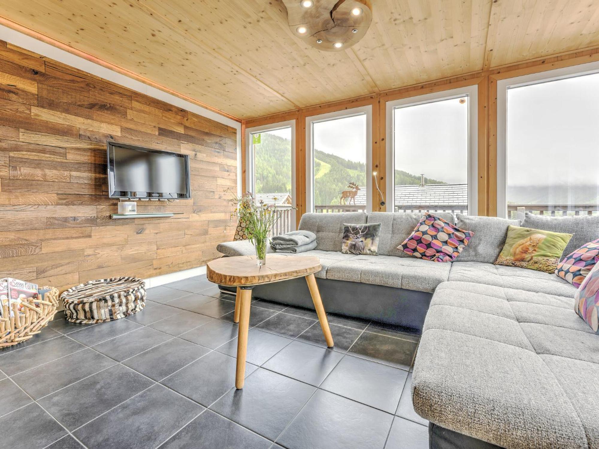 Detached Chalet In Hohentauern With Sauna Bagian luar foto